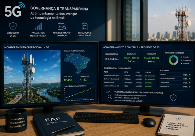 Nova regra reforça autonomia da EAF e amplia fiscalização sobre os recursos do 5G no Brasil