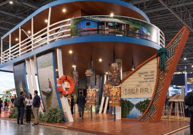 Estande temático no Futurecom traz a SP a tecnologia do Norte Conectado, que instala fibra óptica nos rios amazônicos